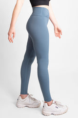 High-Rise Crossover Waist Four-Way Stretch Legging Teal